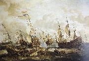 Abraham Storck Four Days Battle, 1-4 June 1666 France oil painting artist